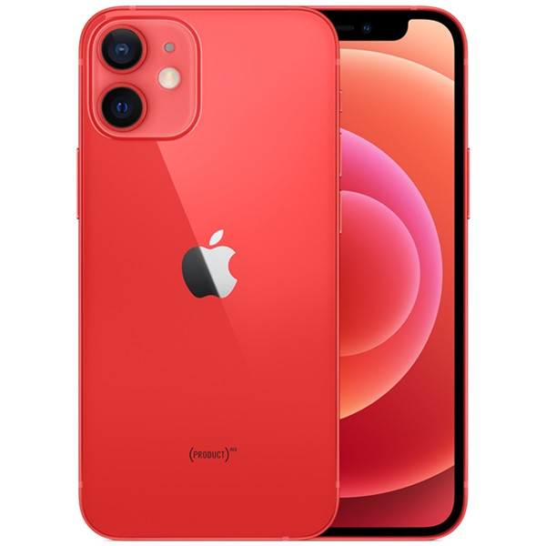 Apple iPhone 12 mini 5G A2399 64GB Red (eSIM) + FREE iPhone 12 mini 9H 2.5D Tempered Glass Screen Protector