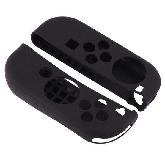 2 PCS for Nintendo Switch Game Button Silicone Protective Cover, Random Color Delivery(Black)