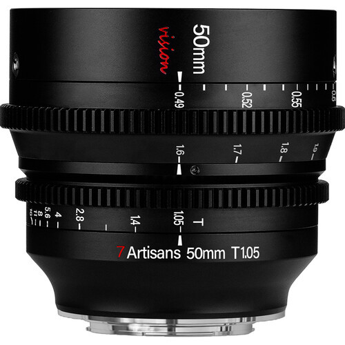 7Artisans 50mm T/1.05 APS-C Cine (EOS R Mount)