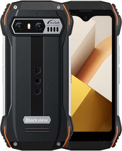 Blackview N6000 Rugged Phone Dual Sim 256GB Orange (8GB RAM)