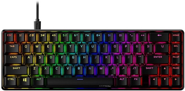 HyperX HKBO1T-RD-US/N Origin 65 RGB Gaming Mechanical Keyboard Fire Shaft