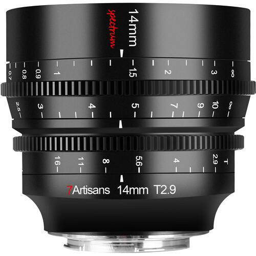 7Artisans 14mm T/2.9 Cine Lens (Nikon Z Mount)