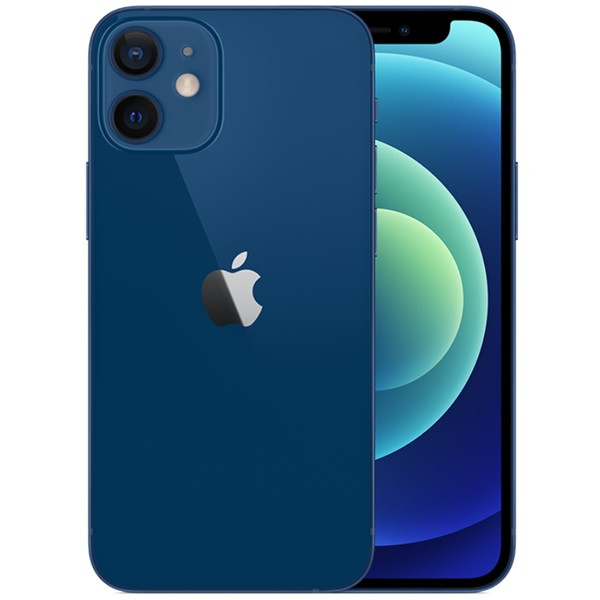 Apple iPhone 12 mini 5G A2399 256GB Blue (eSIM)  + FREE iPhone 12 mini 9H 2.5D Tempered Glass Screen Protector