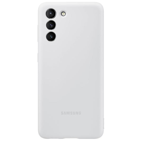 Samsung Galaxy S21 Plus Silicone Phone Cover Light Gray