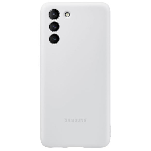 Samsung Galaxy S21 Plus Silicone Phone Cover Light Gray Samsung Galaxy S21 Plus Silicone Phone Cover Light Gray