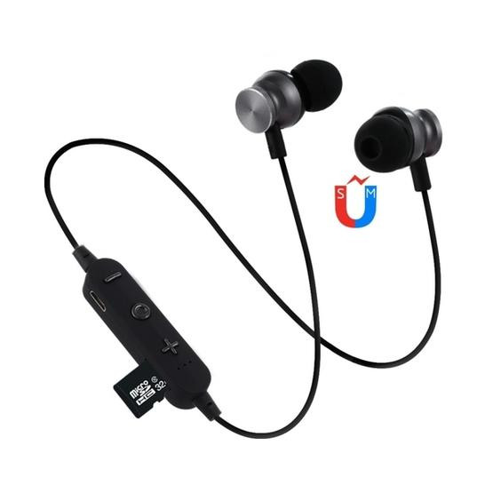 F17 Bluetooth 4.2 Hanging Neck Design Bluetooth Headset (Black)