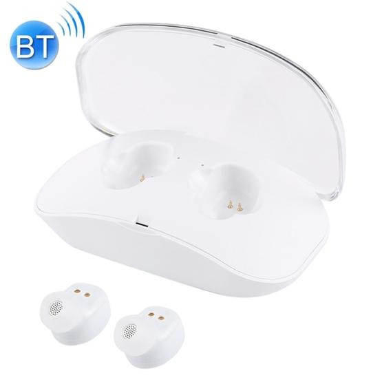 X-I8S Outdoor Sports Portable In-ear Bluetooth V4.2 Earphone with Charging Box (White)