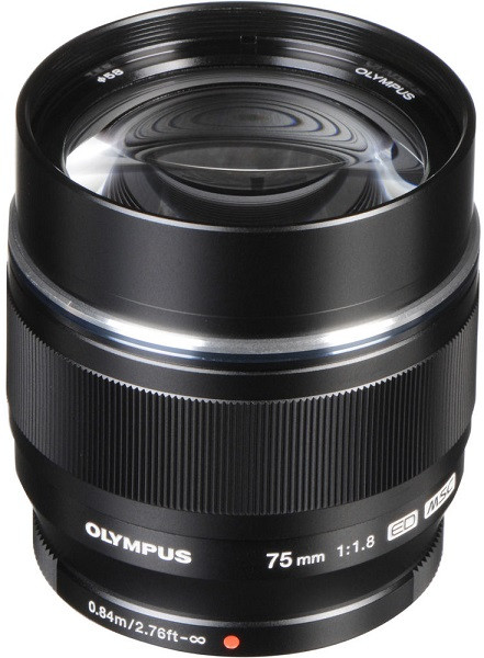 Olympus M.ZUIKO DIGITAL ED 75mm f/1.8 Black