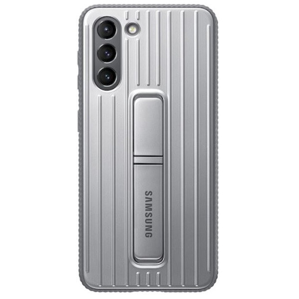 Samsung Galaxy S21 Plus Protective Standing Phone Cover Light Gray