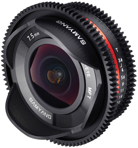 Samyang 7.5mm T3.8 Cine UMC Fish-eye Silver (M4/3 Mount)