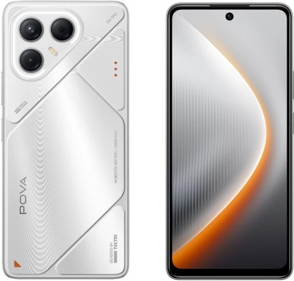 Tecno Pova 7 5G Dual Sim 256GB Magic Silver (8GB RAM) - Global Version
