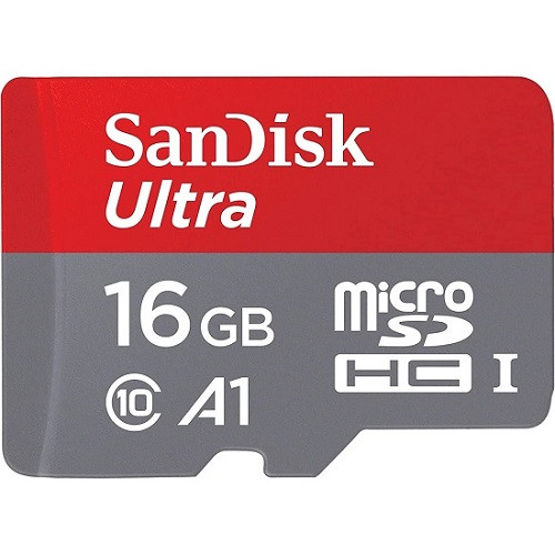 Sandisk A1 Ultra 16GB 120MBs Micro SDHC (Class 10)