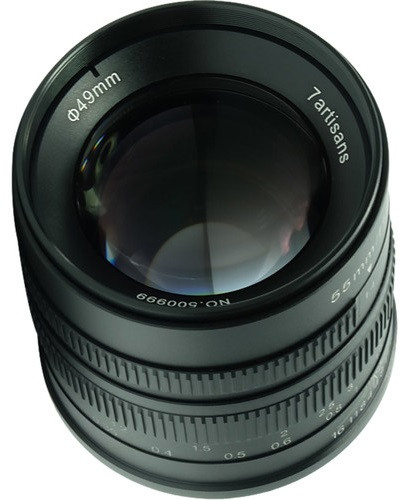 7Artisans 55mm/f/1.4 APS-C Manual Black (Sony E Mount)