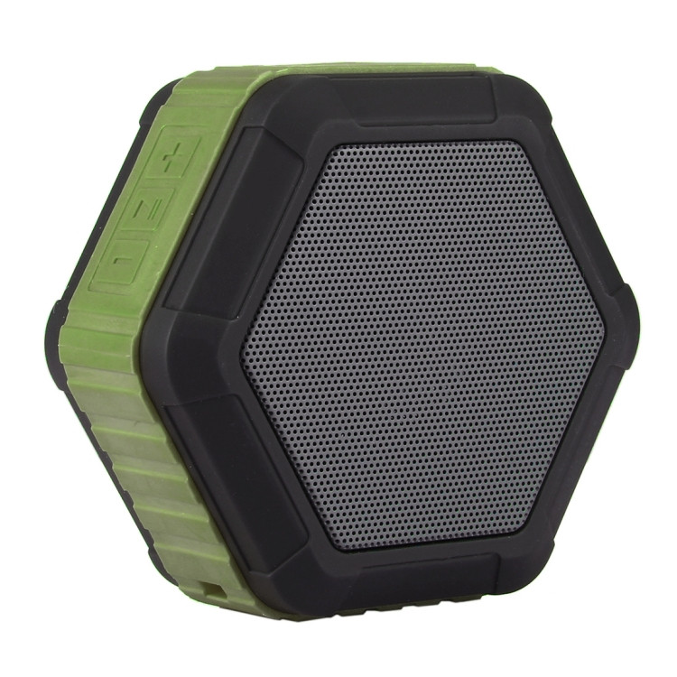 BT508 Portable Life Waterproof Bluetooth Stereo Speaker (Army Green)
