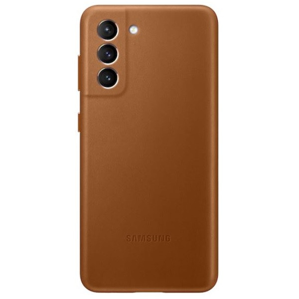 Samsung Galaxy S21 Plus Leather Phone Cover Brown Samsung Galaxy S21 Plus Leather Phone Cover Brown