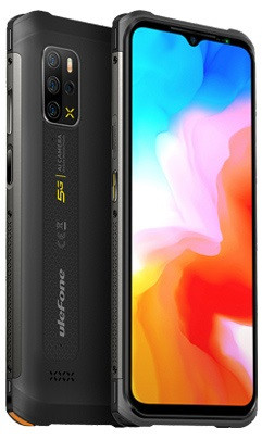 Ulefone Armor 12 5G Rugged Phone Dual Sim 128GB Black Orange (8GB RAM)