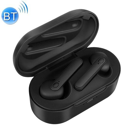 DT-5 IPX Waterproof Bluetooth 5.0 Wireless Bluetooth Earphone with Magnetic Charging Box(Black)