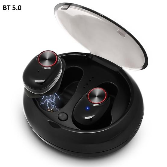 BTH-V5 DSP Noise Reduction Earbuds Sports Wireless Bluetooth V5.0 Headset(Black)