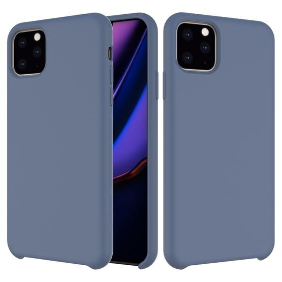 Etoren Com Solid Color Liquid Silicone Shockproof Case For Iphone 11 Pro Max Dark Blue