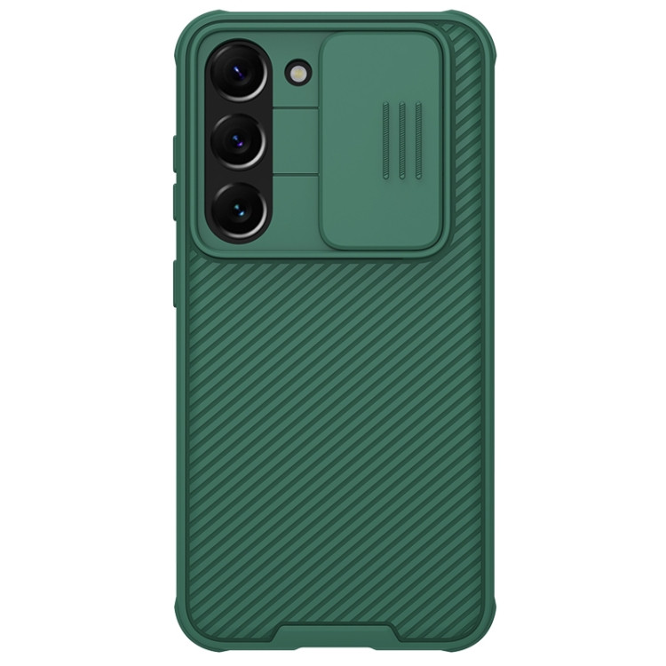 NILLKIN Black Mirror Pro Series Camshield Phone Case for Samsung Galaxy S23 (Green)