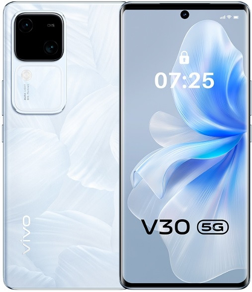 Vivo V30 5G Dual Sim 256GB Bloom White (12GB RAM) - Global Version