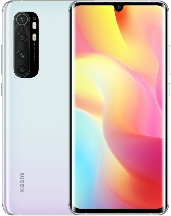 mi note 10 lite white colour