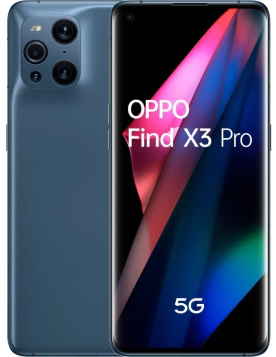 Oppo Find X3 Pro 5G CPH2173 Dual Sim 256GB Blue (12GB RAM) - Global Version
