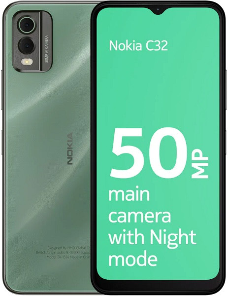 Nokia C32 Dual Sim 64GB Autumn Green (4GB RAM) - Global Version