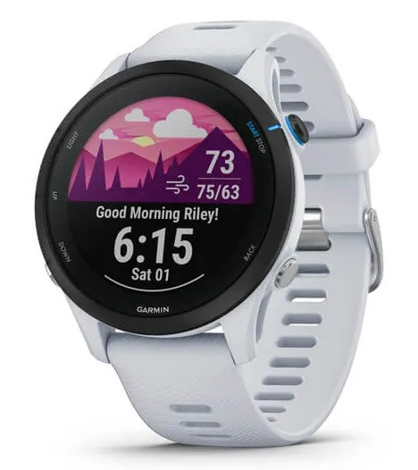 Garmin Forerunner 255 Music Whitestone GPS Watch