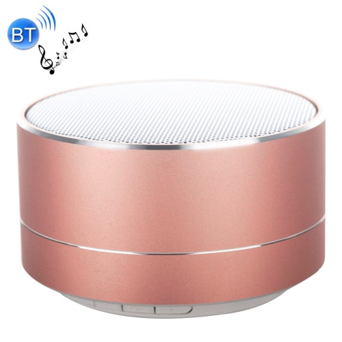 A10 Mini Portable Bluetooth Stereo Speaker(Rose Gold)