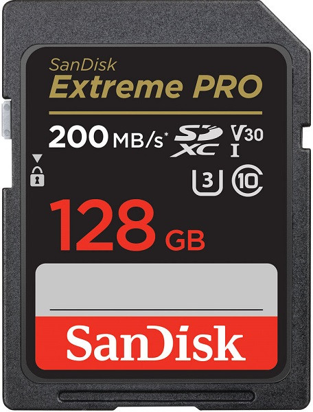 Sandisk 128GB Extreme PRO 200MB/s SDXC UHS-I