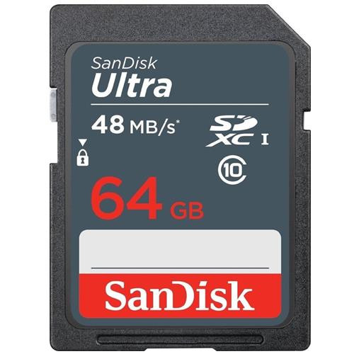 Sandisk 64GB Ultra 48MB/s SDXC (Class 10)