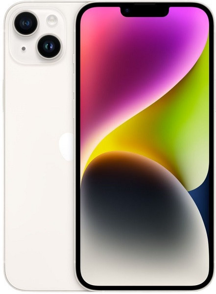 Apple iPhone 14 5G A2884 256GB Starlight (Dual Nano Sim)