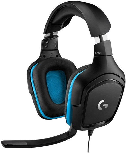 Logitech G431 Dolby 7.1 Surround Sound Stereo Folding Noise Reduction Competition Gaming Headset