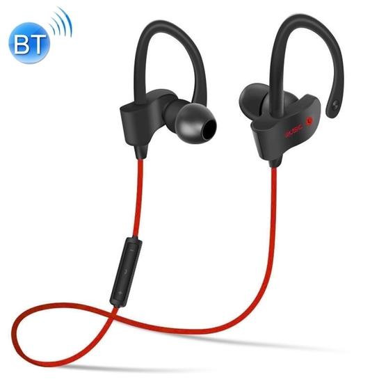BTH-H5 Stereo Sound Quality V4.1 + EDR Bluetooth Headphone (Red)