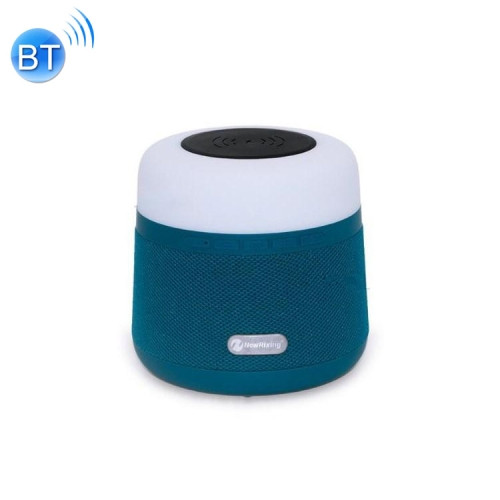 NewRixing NR-3500 Multi-function Atmosphere Light Wireless Charging Bluetooth Speaker Blue