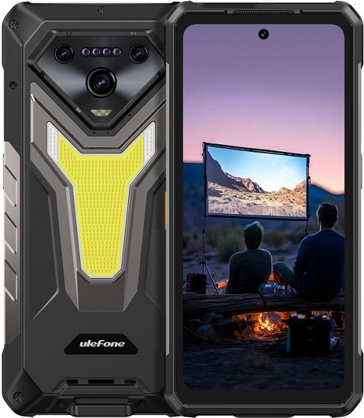 Ulefone Armor 34 Pro 5G Rugged Phone Dual Sim 512GB Black (16GB RAM) - Projector
