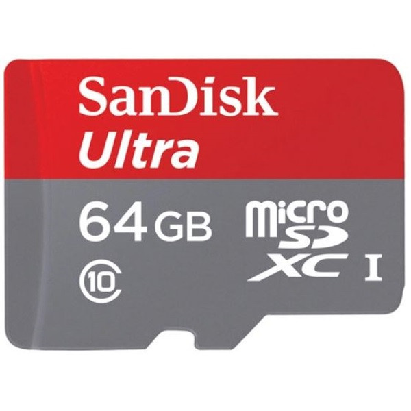 Sandisk 64GB Ultra 100MB/s SDHC UHS-I (Class 10)