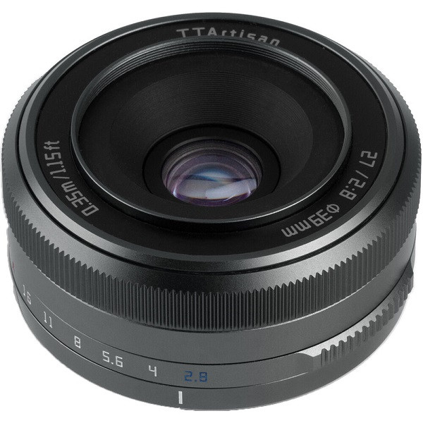 TTartisan 27mm f/2.8 Autofocus Lens Titanium (Fuji X Mount)