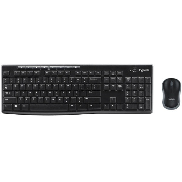 Logitech MK270 Wireless Keyboard and Mouse Combo Black