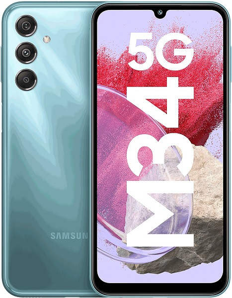 Samsung Galaxy M34 5G SM-M346B Dual Sim 128GB Waterfall Blue (6GB RAM)