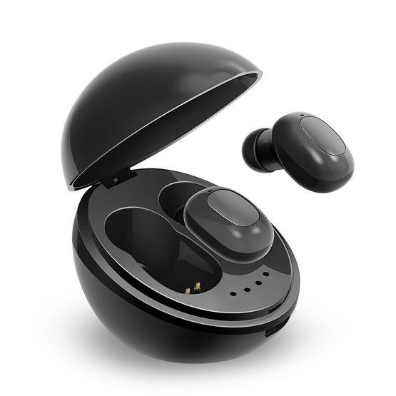 A10 TWS Space Capsule Shape Wireless Bluetooth Earphone (Black)