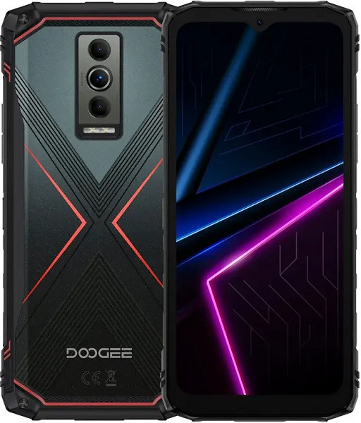 DOOGEE Blade 10 Pro Energy Rugged Phone Dual Sim 256GB Black Red (6GB RAM)