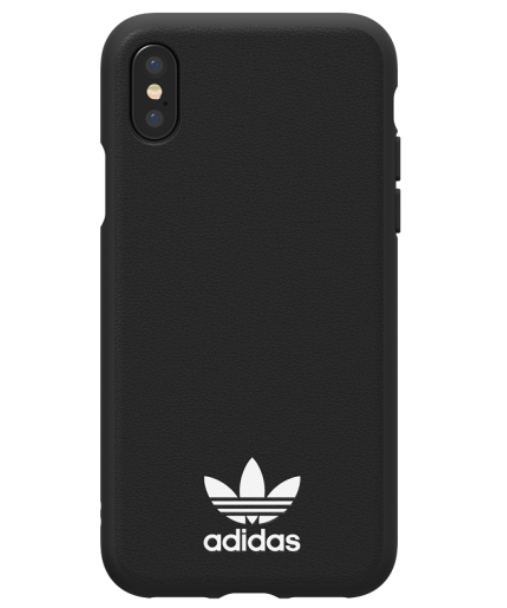 Adidas Iphone X Moulded Back Phone Case Black Logo Adidas Iphone X Moulded Back Phone Case Black Logo