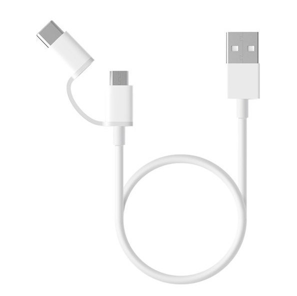 Xiaomi Mi 2-in-1 USB Cable (Micro USB to Type C) 100cm