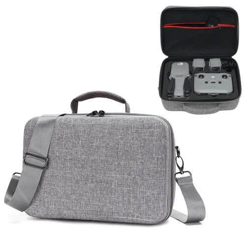 For DJI Mavic Air 2 Portable Nylon Shoulder Crossbody Storage Bag Protective Box (Grey)