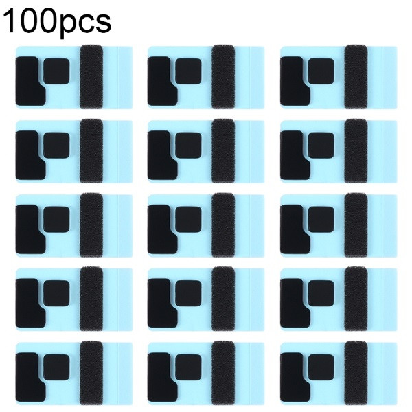 100 PCS / SET LCD Black Adhesive Sticker for iPhone 14 / 14 Plus