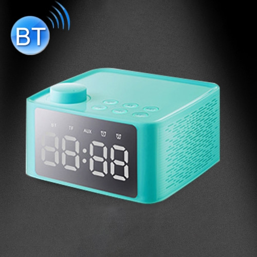 B1 Stereo Wireless Bluetooth Speaker with Mirror Display Screen(Blue)