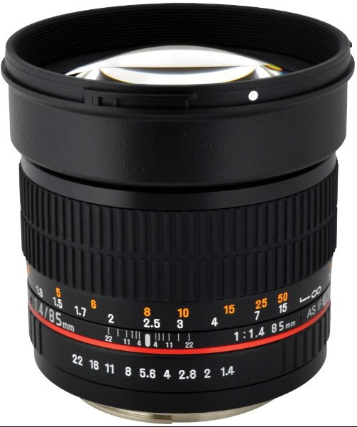 Samyang AE 85mm f/1.4 Aspherical IF Red (Nikon F Mount)