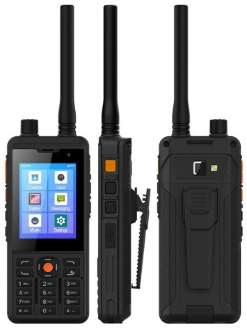 UNIWA P5 Analog POC Walkie Talkie Rugged Phone 8GB Black (1GB RAM)